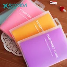 wholesale custom size soft plastic Neoprene PVC ID paper card cover holder for passport