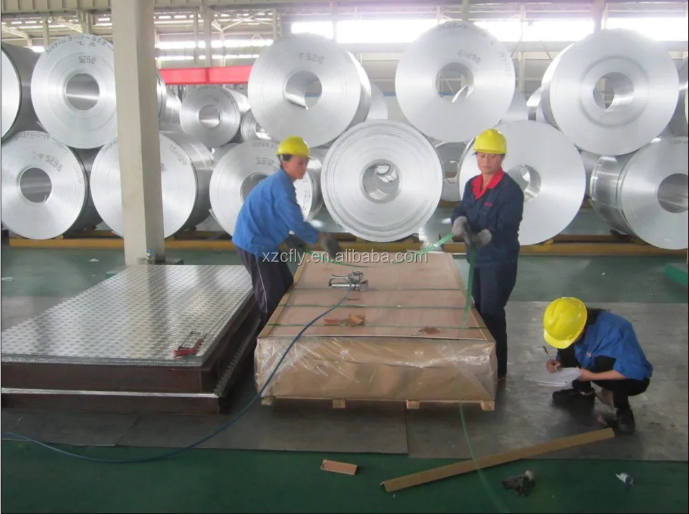 Aluminum tread plate 5 bars