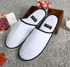 Women and mens stylish spa medical slippers medical soft terry slippers warm and cozy custom hotel slipper