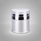 15ml 30ml 50ml empty Acrylic airless pump cream jar