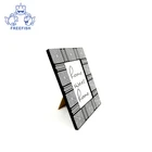 Black and white stripes home picture frame china, Table Top Wooden Photo Frame, Set of 3 Sweet Collection