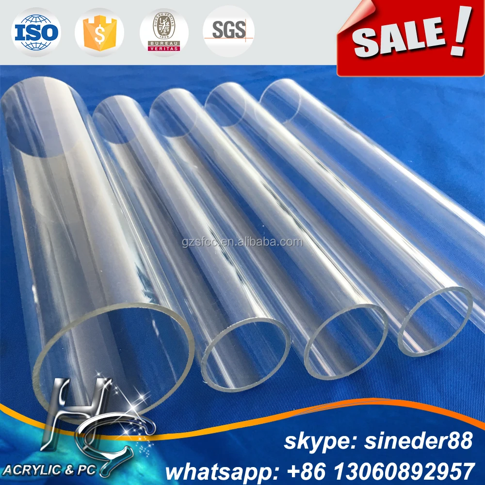 Clear Polycarbonate Extruded Tube Clear Plastic Pc Round Tube - Buy ...