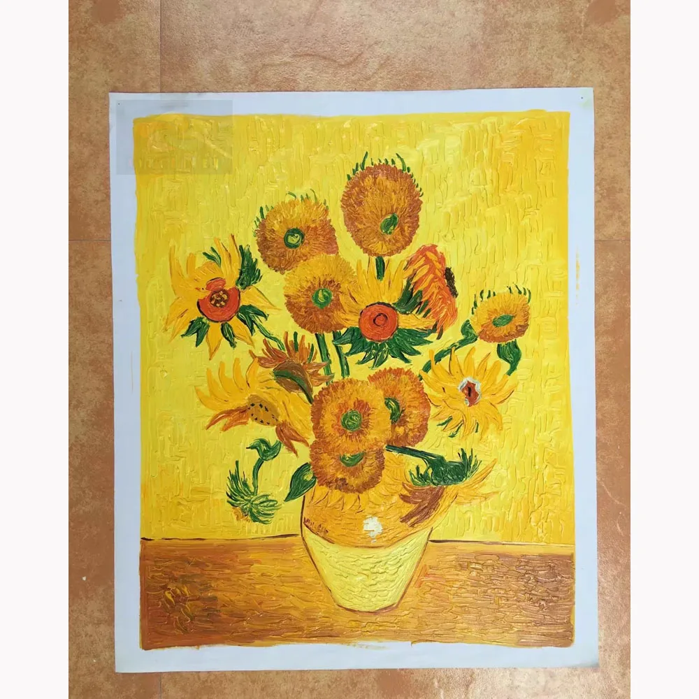 Van Gogh painting sunflower lost sky 008 (1)