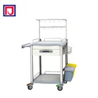 Hospital nurse work infusion medical injection trolley