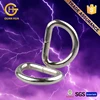 Iron D shape alloy ring 13mm D ring bright silver color key chiains