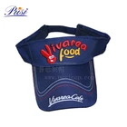 2018 custom wholesale embroidery logo sun visor caps & hats