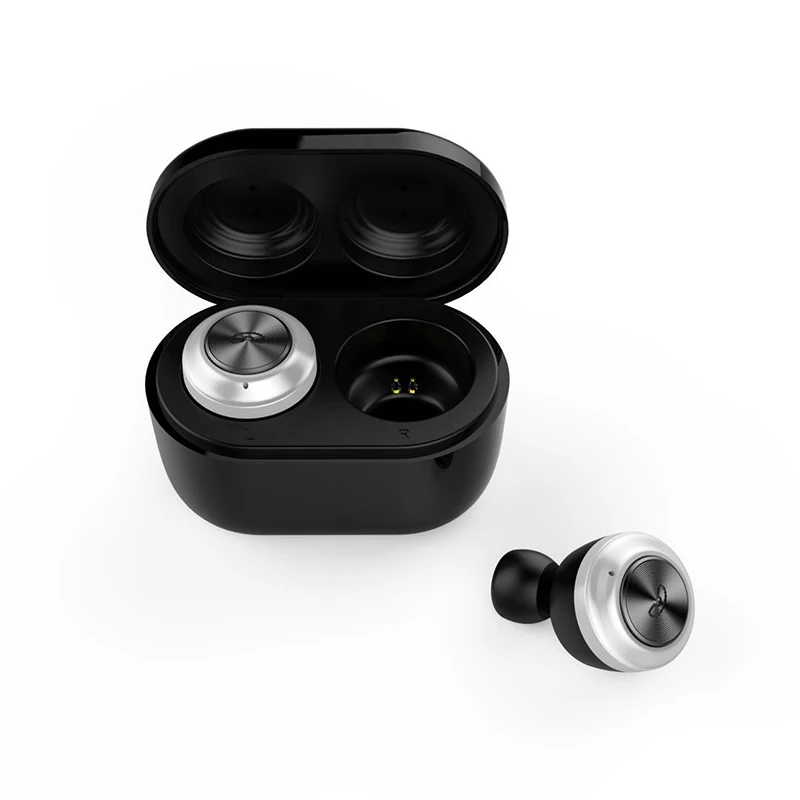 Built-in Portable mini charging case BT 5.0 earbuds button type in pocket blue tooth earphone - ANKUX.COM