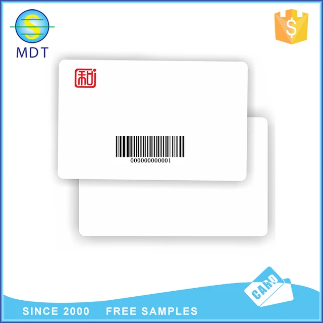 cmyk printing pvc plastic gift card with 128 barcode