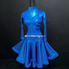 New girls child latin dance dress costume