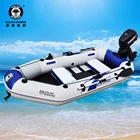 Solarmarine 3 Person Wood Floor Fishing Inflatable Boat with Motor