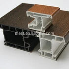 uPVC sliding window frame laminated pvc profiles for window and doors