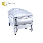 Golden Ware Commercial Restaurant kitchen equipment stainless steel chaffing dishes for catering