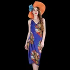 OEM Hot Sale Bikini Open-Back Beachwear Sexy Beach Wrap Pareo Skirt Cover-Up