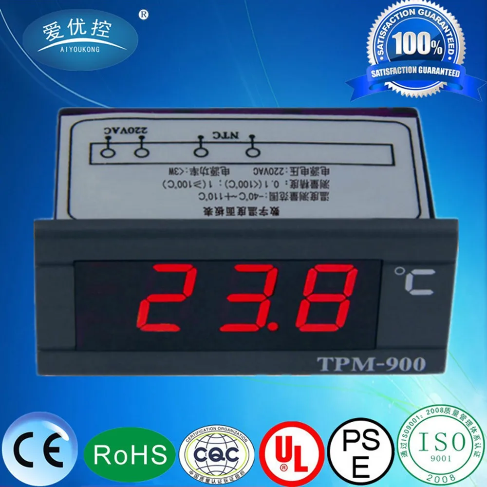 Refrigerator Display Cabinet Cabinet Refrigeration Unit Digital Electronic Thermometer TPM-900 Scarlet Letter