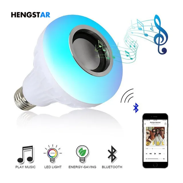 E26 E27 Bluetooth Led Music Bulb Smart 