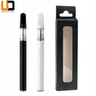 custom logo packaging ceramic tip 0.5ml glass tank 350mah disposable cbd vape oil pen