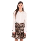 2019 latest fashion slim pants Clothing Leopard Skirt Women Gray Skirt Pants