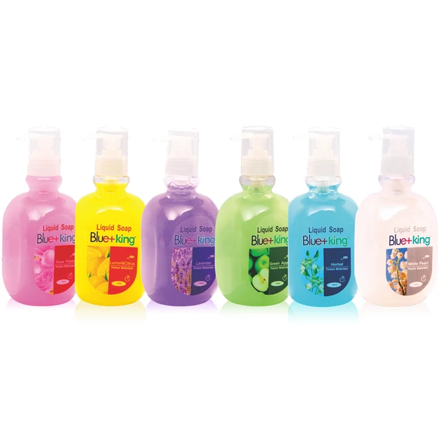 Blue-King liquid hand soap no alcohol Liquid Soap hand wash with Vitamin E 500ml