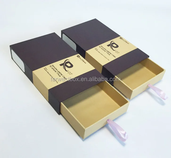 size paper gift box drawer box type for zippo lighter packaging