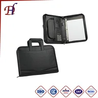 3 Ring PU Leather A4 Binder