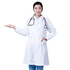 Hospital Work Clothing Medical scrubs and Patient Gowns Doctor White Lab Coat