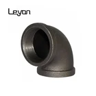 Banded GI or black Cast Iron 90 degree Elbow Pipe Fitting banded cast iron malleable pipe fitting