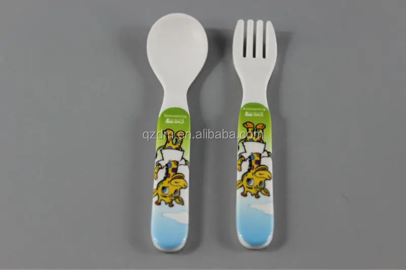 Melamine Kids Spoon And Fork