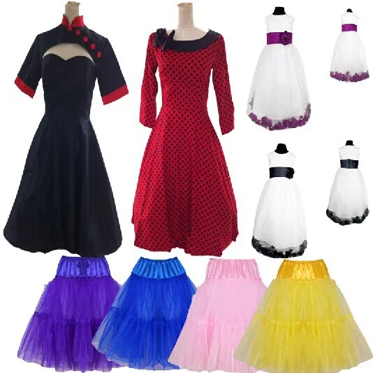 apparel walson wholesale new design cotton Polka Dot Bandage halter 1950s vintage dress 4599-3