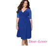 Sexy Women Royal Blue Plus Size Sugar and Spice Prom Dresses