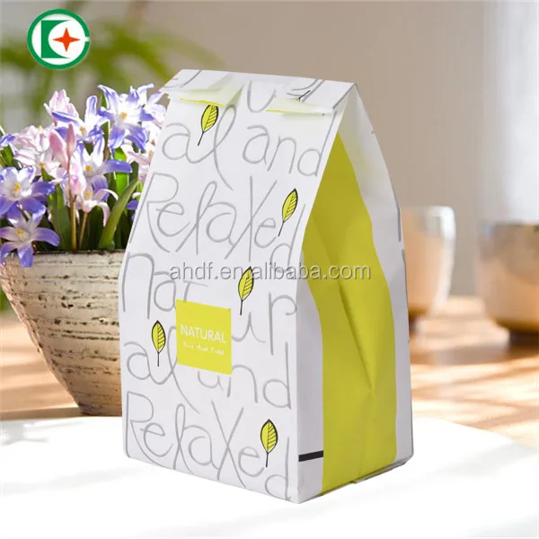 with plastic window bread packaging paper bag custom made and