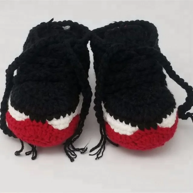 Venta al por mayor crochet invierno Jordan bebé Niño Zapatos