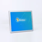 9-36V DC Aluminum Heat Sink Intel CPU Embedded 17inch Touch Panel Computer with 4 USB