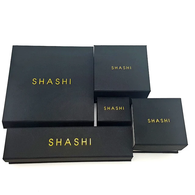 fancy paper magnetic closure jewelry gift box cardboard empty