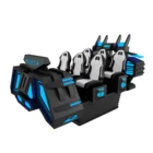 Hot sale 6 seats vr 9d motion vr family vr shooting game free movies download for sale