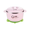 Lima Stainless steel 400ML Baby Salad bowl Warming Feeding Tableware Kids Plastic suction Soup bowl with Spoon