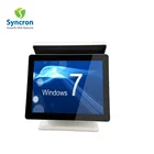 15 inch capacitive restaurant touch screen cash register / pos all in one