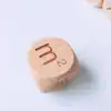 Factory Directly High quality wood cube small cheap promotional dice with rounded edge