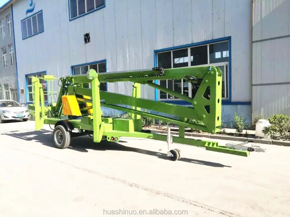 Towable boom lift for sale boom lift used for cherry picker