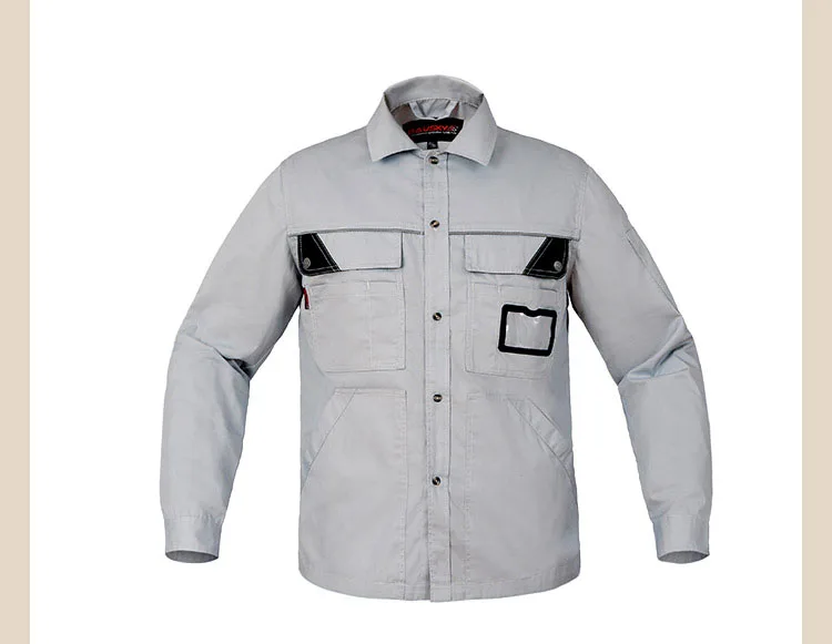 Men Workwear Jacket Long-sleeved Thin Summer Work clothes uniforms Male Labor-resistant Tooling Auto repair Working Jackets (11)
