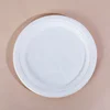 Biodegradable eco friendly one time sugarcane bagasse paper compostable plate