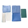 Standard Disposable surgical drapes and gown with Hand Towel and OP Tape