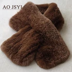 Best Winter Warm Lovely Short Scarf Rabbit Fur Collar