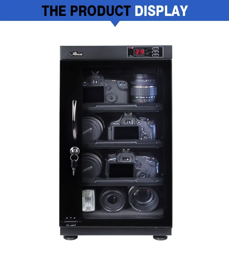 50l Electronic Humidity Control Dry Storage Cabinet For Dslr Other