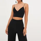 Black Slinky Women Sexy Camisole Top Wholesale Camisole Sexy Fashion Camisole Top