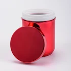 Hot sales 50ML chrome gold silver liquid plastic HDPE oil bottle