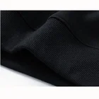 Wholesale custom high quality 100% Cotton blank plain hoodies mens hoody black hoodies