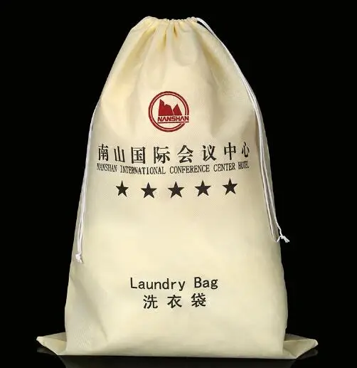 Custom antistatic Dirty clothes basket non-woven laundry bag