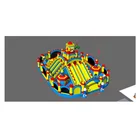 High quality inflatable big castle inflatable trampoline inflatable fun city for kids.