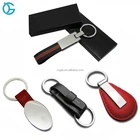 Factory Metal Crafts Custom Design Zinc Alloy Keychain With Leather