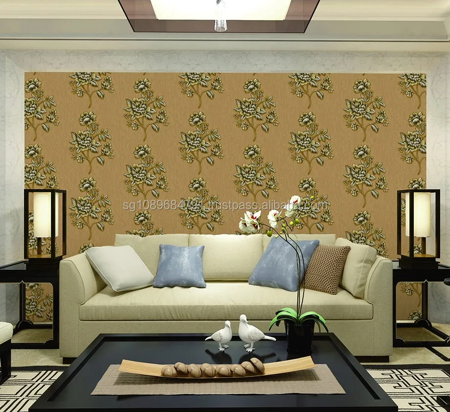 hot selling home decoration flocking wallpaper 11 hot selling home decoration flocking wallpaper